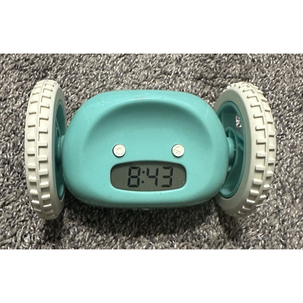 Clocky Noisy Runaway Alarm Clock on Wheels For Heavy Sleepers